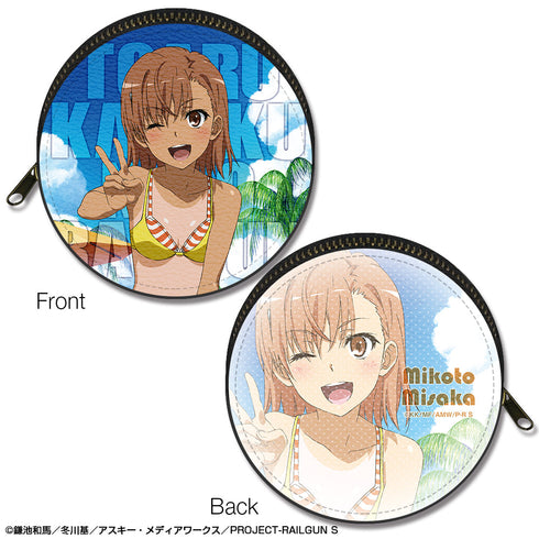 『とある科学の超電磁砲S』まるっとレザーケース デザイン05(御坂美琴/B)【202508再販】